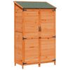 vidaXL Puutarhasuoja Ruskea 106,5 x 56 x 176 cm Tekninen puu