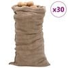 vidaXL Juuttis&auml;kit 30 kpl 65x135 cm 100% juutti 220 gsm