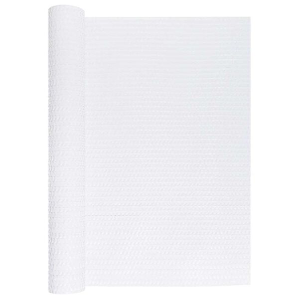 vidaXL Parvekesuoja valkoinen 400x80 cm polyrottinki