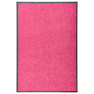 vidaXL Ovimatto pest&auml;v&auml; pinkki 60x90 cm