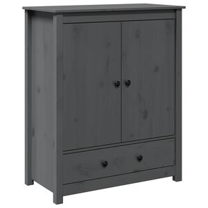 vidaXL Kaappi harmaa 83x41,5x100 cm t&auml;ysi m&auml;nty