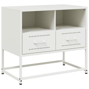 vidaXL TV-taso valkoinen 68x39x60,5 cm ter&auml;s
