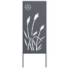 vidaXL Puutarhan yksityisyyden verho Antrasiitti 50 x 140 cm