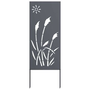 vidaXL Puutarhan yksityisyyden verho Antrasiitti 50 x 140 cm
