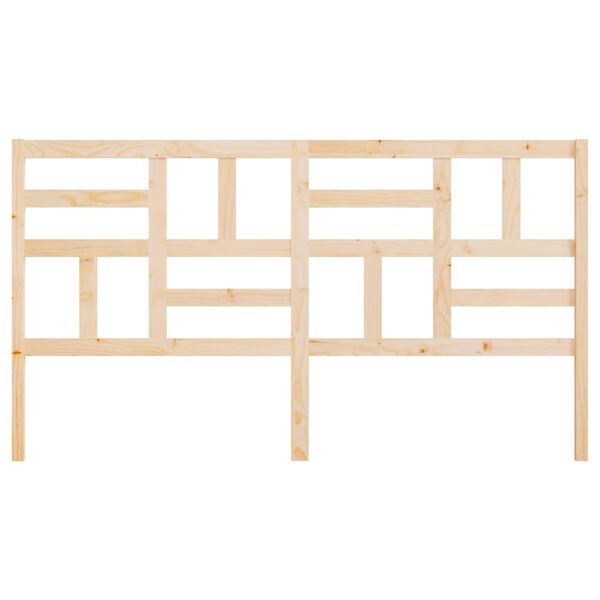 vidaXL Sängynpääty 186x4x104 cm täysi mänty
