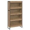 vidaXL Kirjahylly 80 x 30 x 155 cm Tekninen puu Taidekoivu