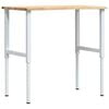 vidaXL Ty&ouml;penkki 100x60x(71,5-98) cm t&auml;ysi tammi