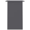 vidaXL Työpöytä harmaa 90x50x74 cm lastulevy