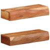 vidaXL Sein&auml;hyllyt 2 kpl 40x17x8 cm Massiivipuu akaasia