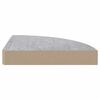 vidaXL Sein&auml;kulmahyllyt 2 kpl betoninharmaa 35x35x3,8 cm MDF