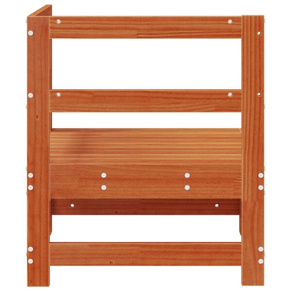 vidaXL Puutarhan Kulmasohva Massiivim&auml;nty Vahans&auml;vyinen Ruskea