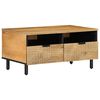 vidaXL Sohvap&ouml;yt&auml; Ruskea 80x54x40 cm Massiivipuu Mango