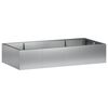 vidaXL Pato 6 kpl 200 x 100 x 50 cm Galvanoitu ter&auml;s Hopea