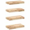 vidaXL Kelluvat hyllyt 4 kpl 60x20x4 cm k&auml;sittelem&auml;t&ouml;n massiivipuu akaasia