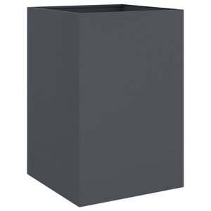 vidaXL Kukkalaatikko antrasiitti 52x48x75 cm ter&auml;s