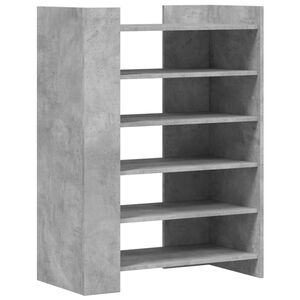 vidaXL Kenk&auml;kaappi betoninharmaa 74,5x37,5x100 cm tekninen puu