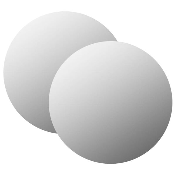 vidaXL Sein&auml;peilit 2 kpl 60 cm py&ouml;re&auml; lasi