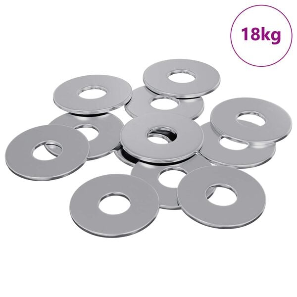 vidaXL Mutterit 9000 pcs Hopea Rauta