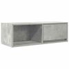 vidaXL TV-taso betoninharmaa 80x31x25,5 cm tekninen puu