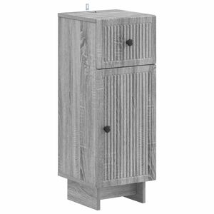 vidaXL Kylpyhuoneen s&auml;ilytyskaappi EDE Harmaa Sonoma 30 x 31 x 80 cm