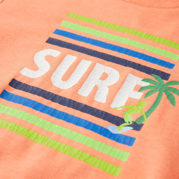 Lasten T-paita neonoranssi 128