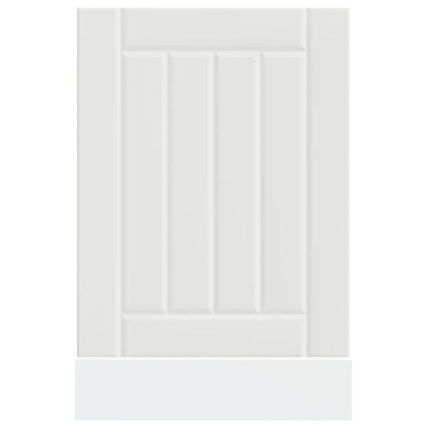 vidaXL astianpesukonepaneeli Lucca valkoinen suunniteltu puu