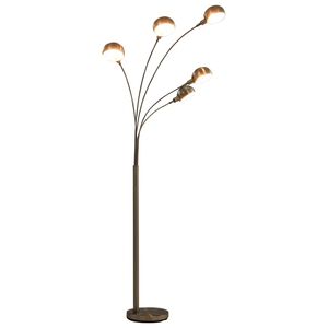 vidaXL Lattiavalaisin 200 cm 5 x E14 hopea
