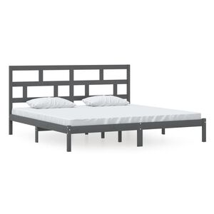 vidaXL S&auml;ngynrunko harmaa t&auml;ysi m&auml;nty 200 x 200 cm