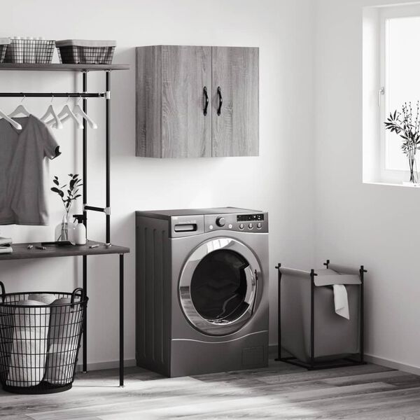 vidaXL TV-sein&auml;kaappi harmaa Sonoma 60x31x60 cm tekninen puu