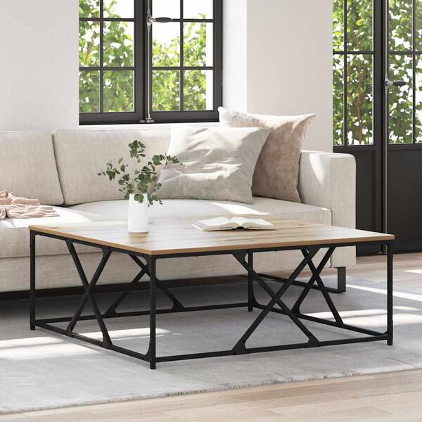 vidaXL Sohvap&ouml;yt&auml; Artisan tammi 100 x 100 x 40 cm Tekninen puu