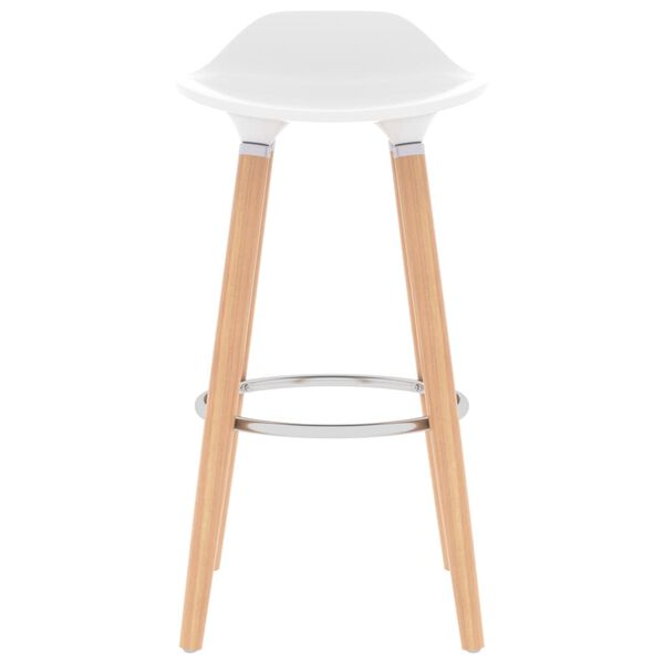 vidaXL Baarijakkarat 2 kpl valkoinen