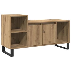vidaXL TV-taso k&auml;sity&ouml;l&auml;inen tammi 100x35x55 cm tekninen puu