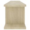 vidaXL Seinähyllyt 2 kpl Sonoma-tammi 105x18x20 cm lastulevy