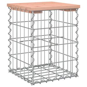 vidaXL Puutarhapenkki kivikori tyyli 33x31x42 cm t&auml;ysi douglaskuusi