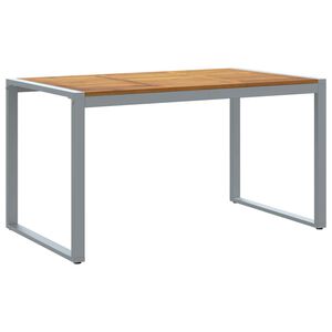 vidaXL Puutarhap&ouml;yt&auml; Harmaa 140 x 80 x 75 cm Tihe&auml; akasiapuu
