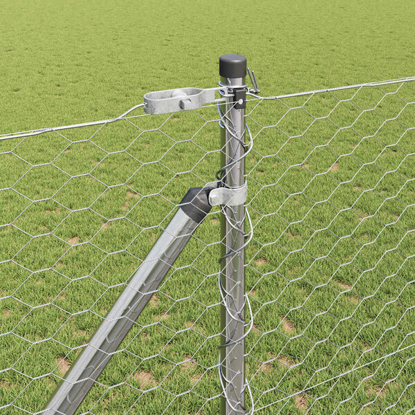 vidaXL Aitalatu Hopea 25 x 1,2 m (36 mm verkko) Ter&auml;s