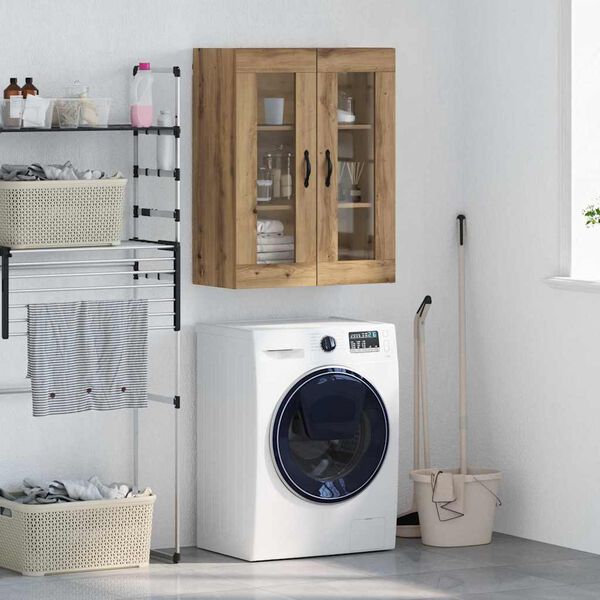 vidaXL Sein&auml;kaappi Artisan tammi 69,5 x 34 x 90 cm