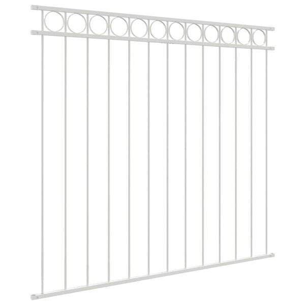 vidaXL Aitaelementti Assen Valkoinen 170 x 120 cm Ter&auml;s