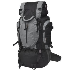 vidaXL Rinkka XXL 75 l musta ja harmaa
