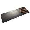 vidaXL Keitti&ouml;n pest&auml;v&auml; lattiamatto viinipullo 45x150 cm sametti
