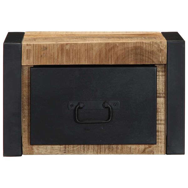 vidaXL Yöpöytäkaapit 2 kpl 40x35x25 cm Massiivipuuta mango