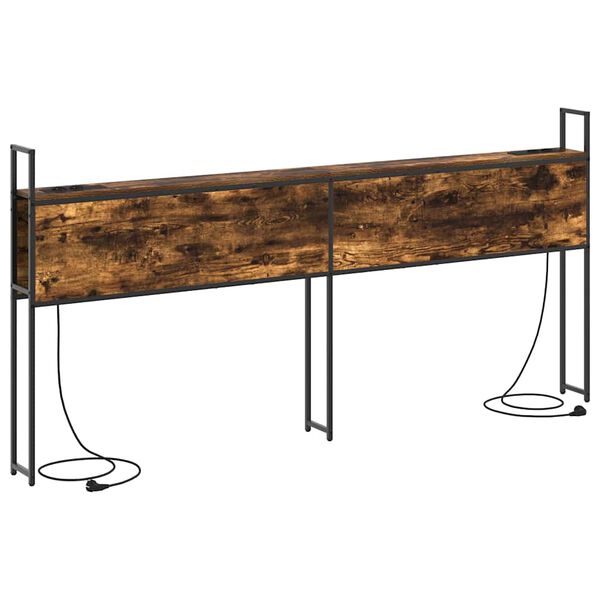 vidaXL S&auml;ilytyss&auml;nky latausasemalla Savutammi 203 x 15 x 98 cm