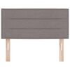 vidaXL Päätylevy päätyllä Harmaanruskea 80 cm Nahkavaatetus