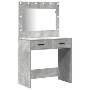 vidaXL Meikkip&ouml;yt&auml; 2 kpl Harmaa 78,5 x 41 x 135 cm Tekninen puu