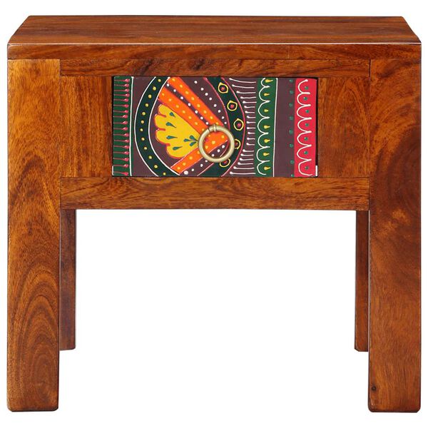 vidaXL y&ouml;p&ouml;yt&auml;kaappi 40x40x36 cm massiivipuu akaasia