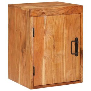 vidaXL Y&ouml;p&ouml;yt&auml; Ruskea 35 x 33 x 48 cm Kiinte&auml; puu akasia