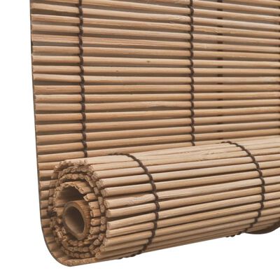 vidaXL Bambu rullaverhot 2 kpl 80 x 160 cm ruskea