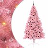 vidaXL Tekokuituinen Esivalmistettu Joulukuusi Pinkki 240 cm