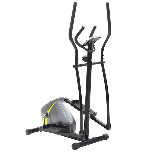 vidaXL Magneettinen crosstrainer sykemittauksella