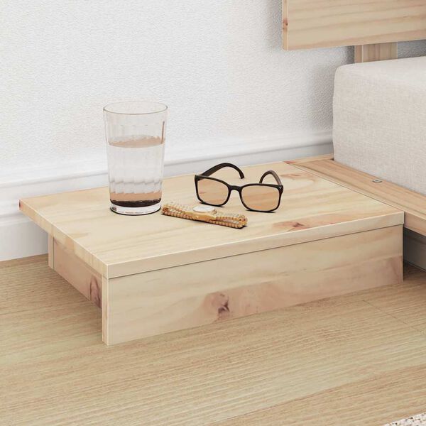 vidaXL S&auml;ngyn runko Ruskea 2FT6 Small Single Puu